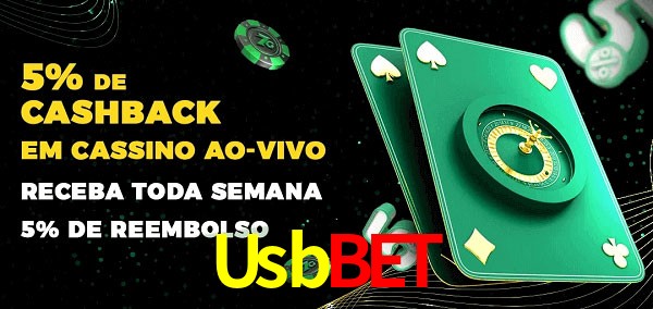 Promoções do cassino ao Vivo Usbbet